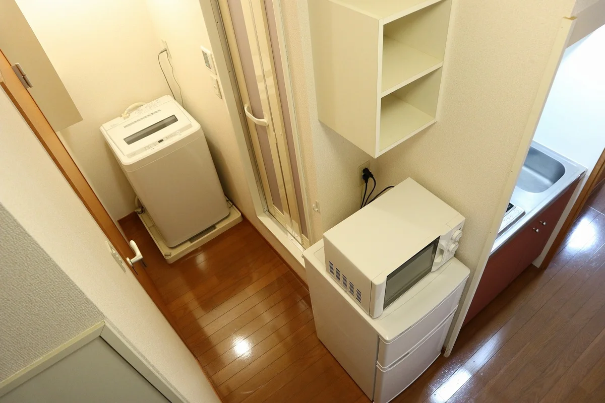 全自動洗濯機、２ドア冷蔵庫・レンジ
