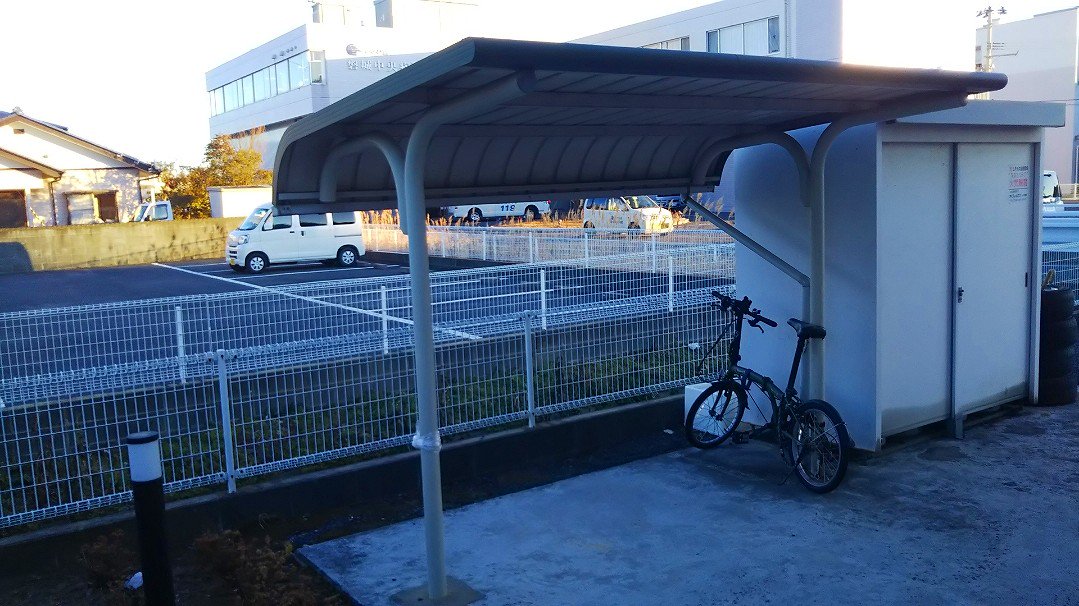 駐輪場です。