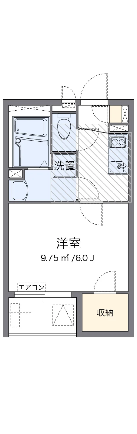 代表的な間取のため実際の間取とは異なる場合があります