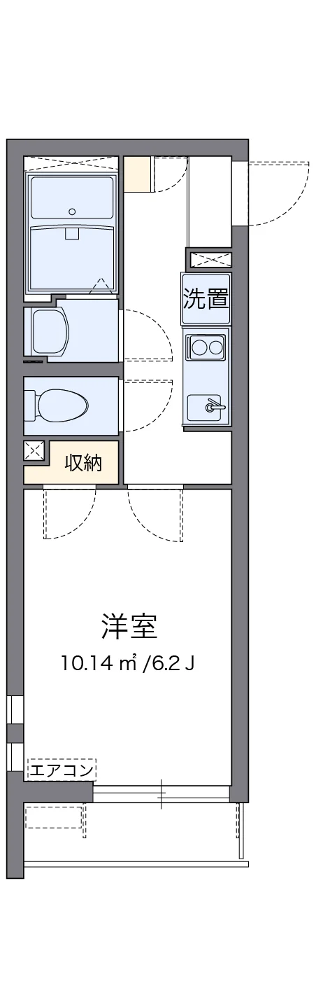代表的な間取のため実際の間取とは異なる場合があります
