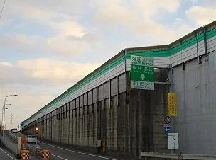 姫路バイパス市川インターまで1800m