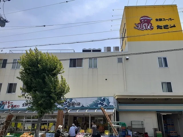 たこ一寝屋川店様まで450m