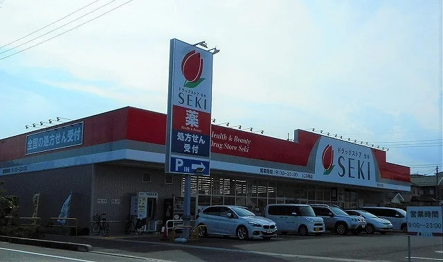 ドラッグストアセキ 狭山市店まで200m