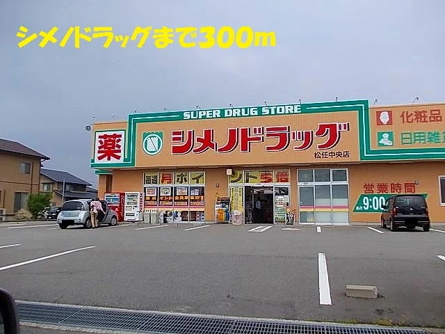 シメノドラッグまで300m