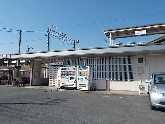 身延線　竪堀駅まで1000m