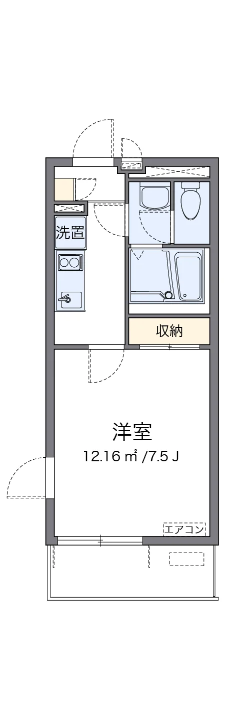 代表的な間取のため実際の間取とは異なる場合があります