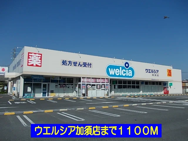 ウエルシア加須店まで1100m