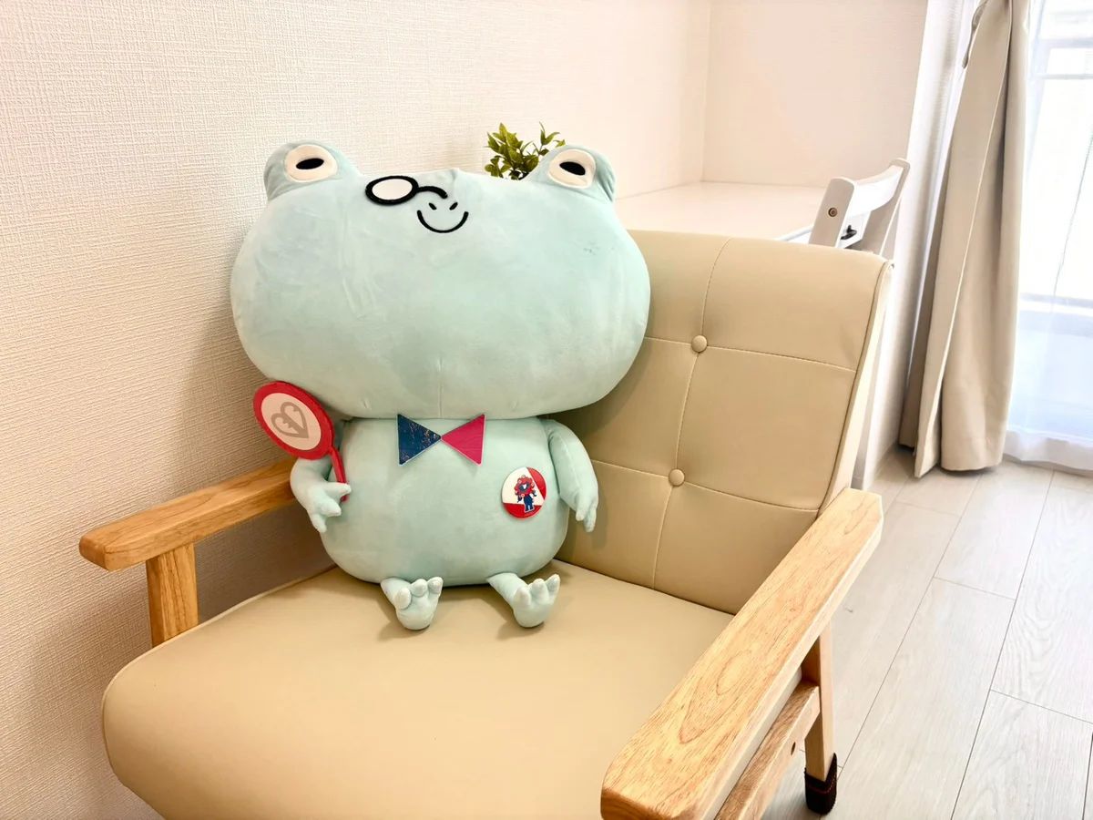 エスリード賃貸のマスコットキャラクター『ケロ坊』も皆様のご利用お待ちしております♪