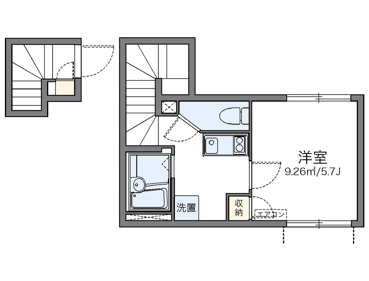 代表的な間取のため実際の間取とは異なる場合があります
