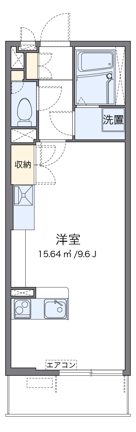 代表的な間取のため実際の間取とは異なる場合があります