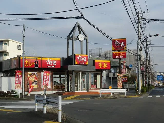 すき家まで1100m
