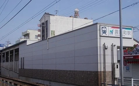 名鉄諏訪町駅まで800m