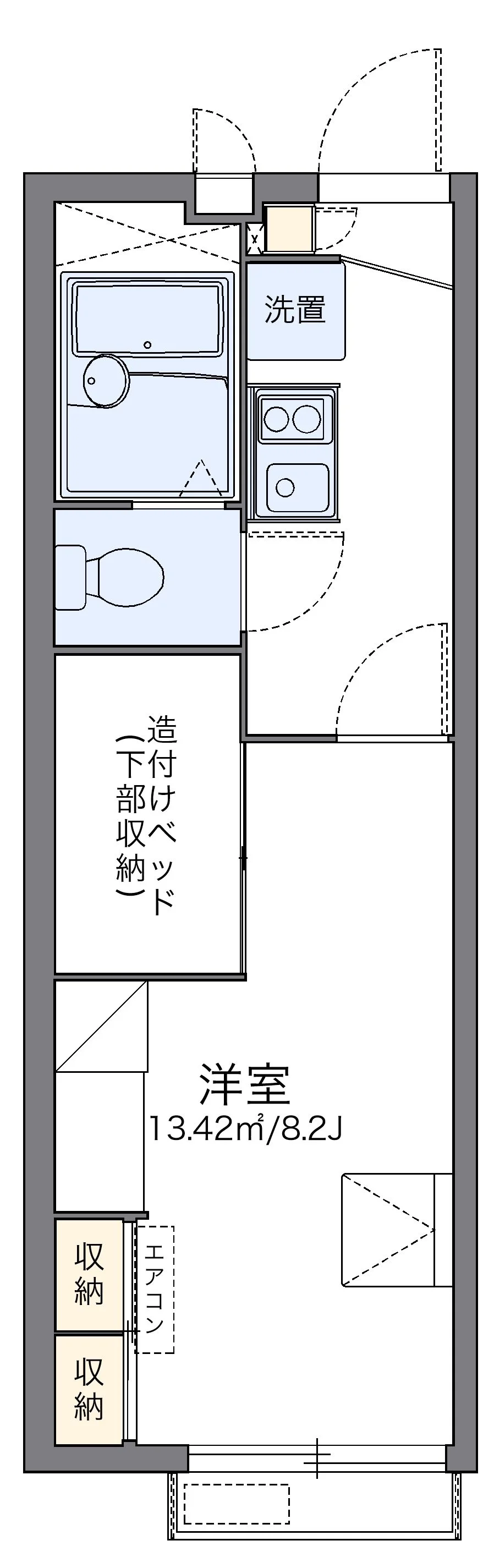 代表的な間取のため実際の間取とは異なる場合があります
