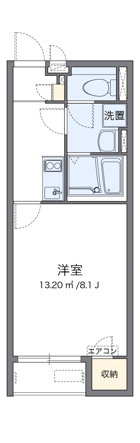 代表的な間取のため実際の間取とは異なる場合があります