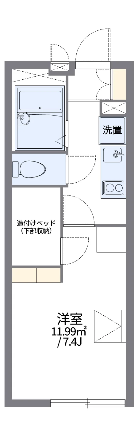 代表的な間取のため実際の間取とは異なる場合があります