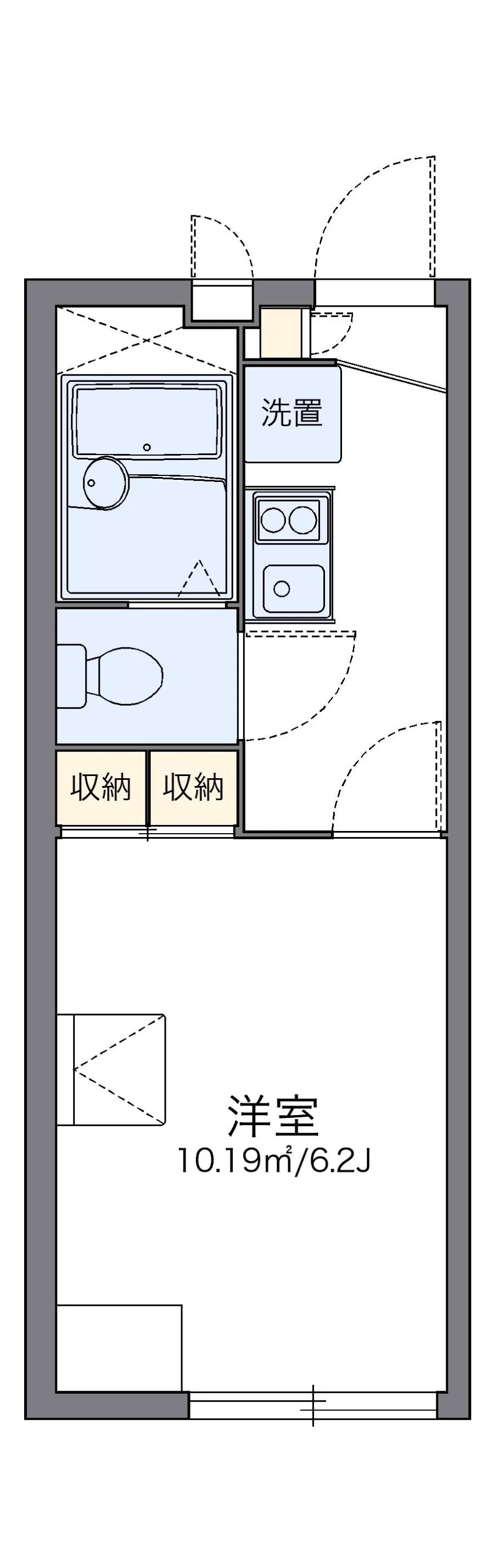 代表的な間取のため実際の間取とは異なる場合があります