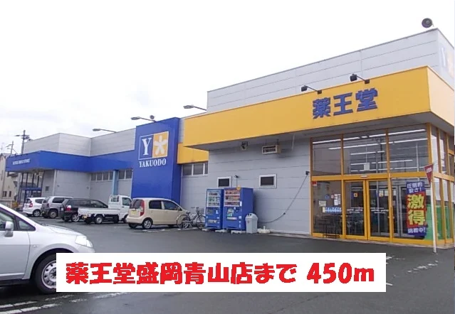 薬王堂盛岡青山店まで450m