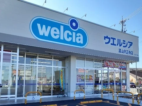 ウエルシア富山天正寺店まで800m