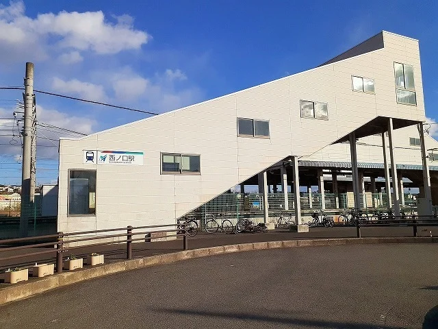 名鉄常滑線　西ノ口駅まで1000m