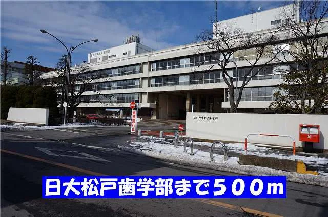 日大松戸歯学部まで500m