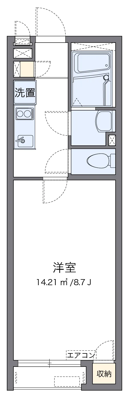 代表的な間取のため実際の間取とは異なる場合があります