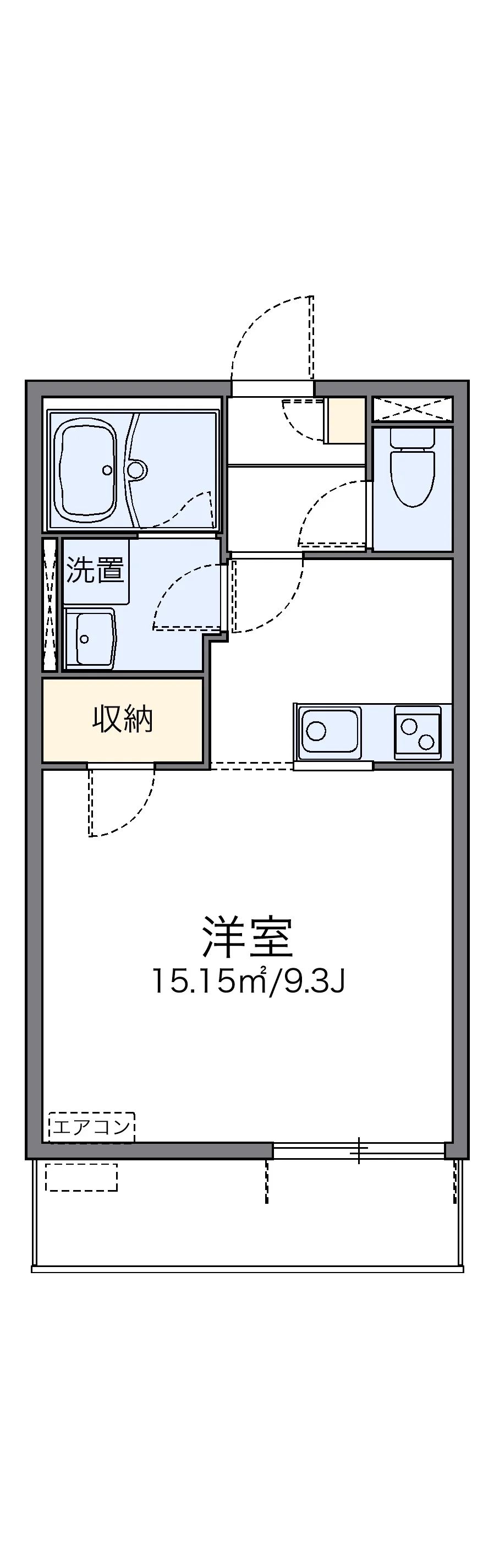 代表的な間取のため実際の間取とは異なる場合があります
