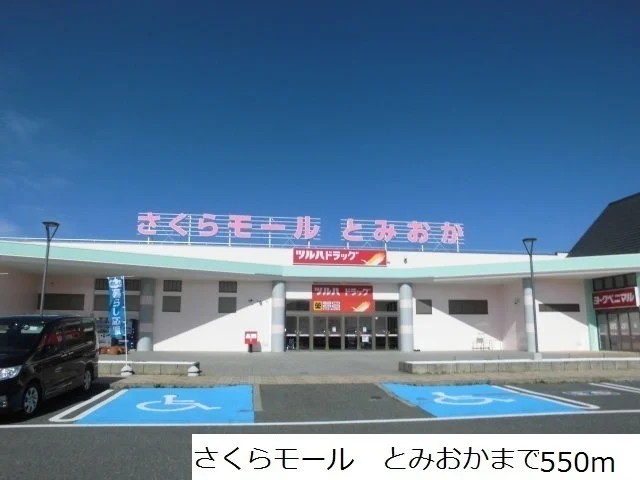 さくらモールとみおかまで550m