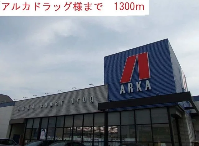 アルカドラッグまで1300m