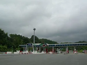 中国自動車道　小郡インターまで1300m
