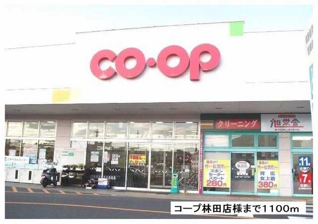 コープ林田店まで1100m