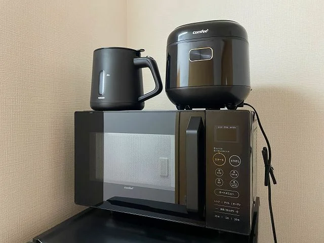 電子レンジ・ケトル・炊飯器