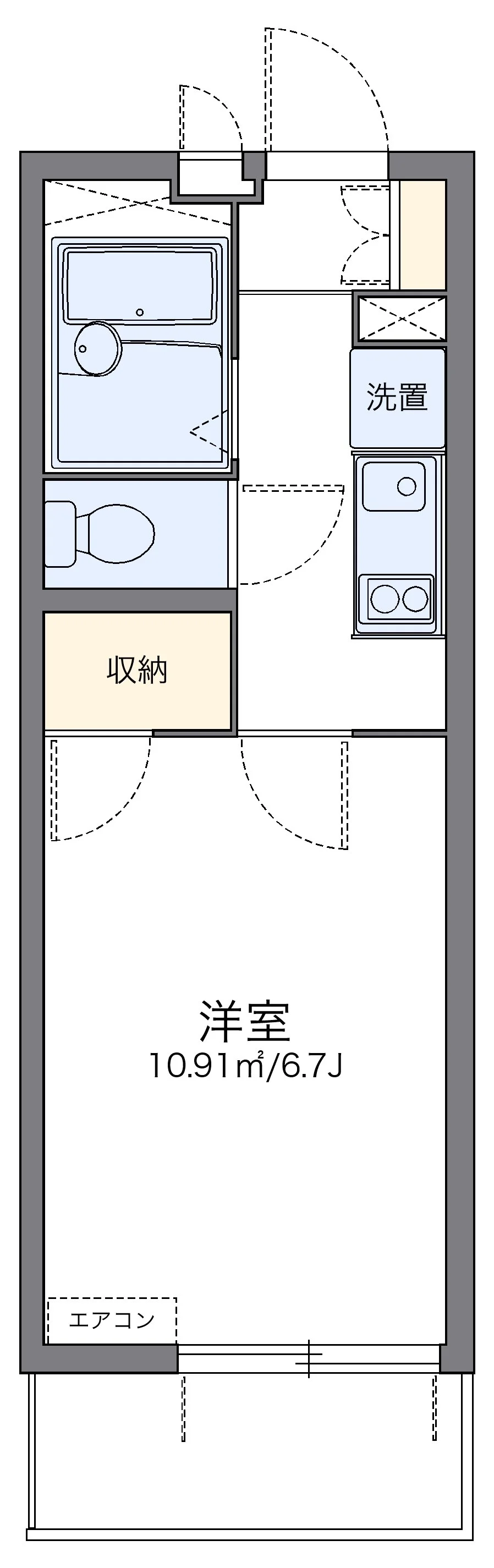 代表的な間取のため実際の間取とは異なる場合があります