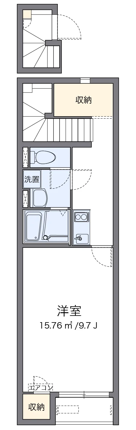 代表的な間取のため実際の間取とは異なる場合があります