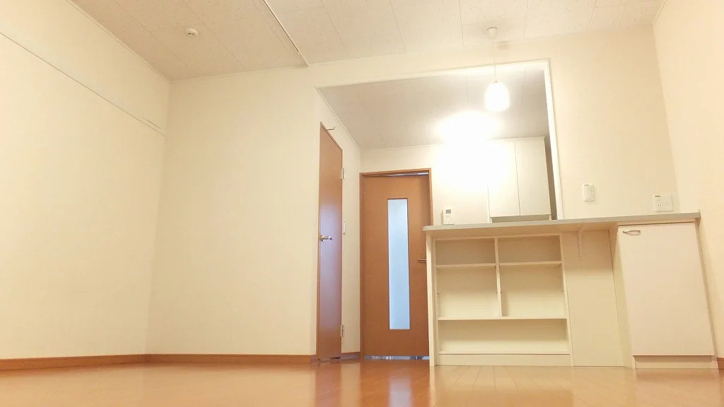 カウンターキッチン付きのお部屋です。