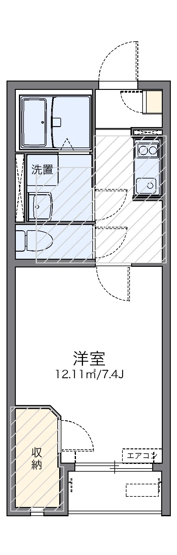 代表的な間取のため実際の間取とは異なる場合があります