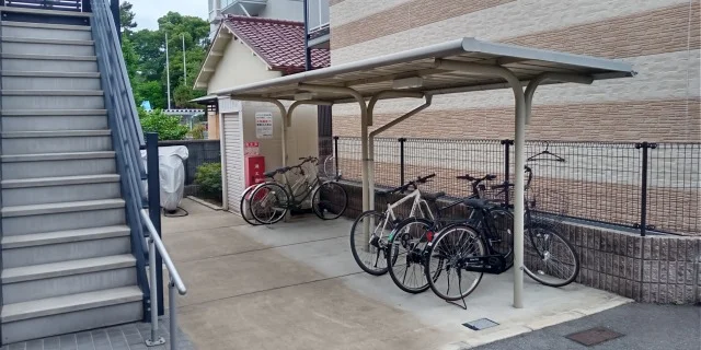 駐輪場です。