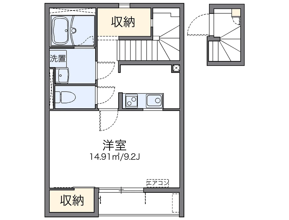 代表的な間取のため実際の間取とは異なる場合があります