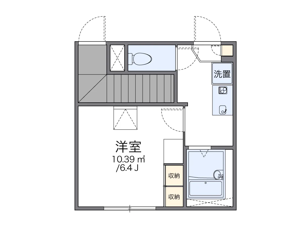 代表的な間取のため実際の間取とは異なる場合があります
