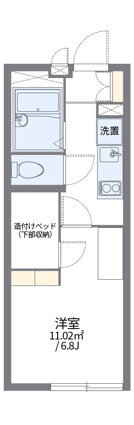 代表的な間取のため実際の間取とは異なる場合があります