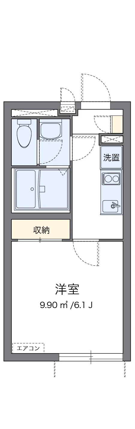 代表的な間取のため実際の間取とは異なる場合があります