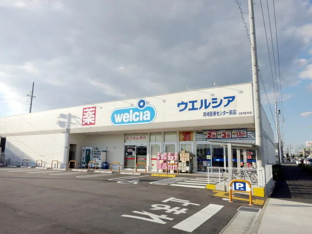 ウエルシア岡崎医療センター前店まで300m