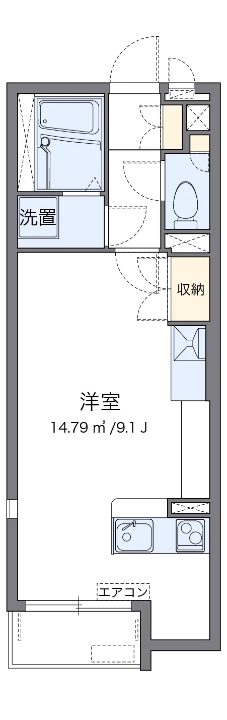 代表的な間取のため実際の間取とは異なる場合があります