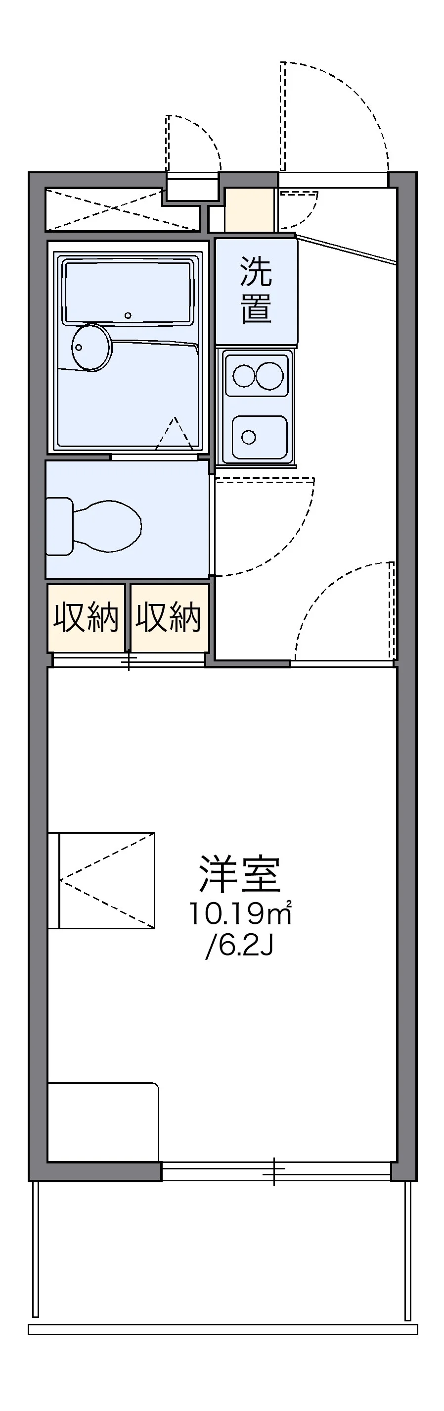 代表的な間取のため実際の間取とは異なる場合があります