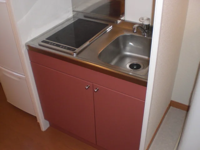 調理に便利な2口コンロ