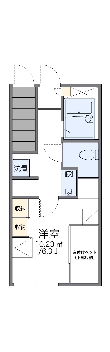 代表的な間取のため実際の間取とは異なる場合があります