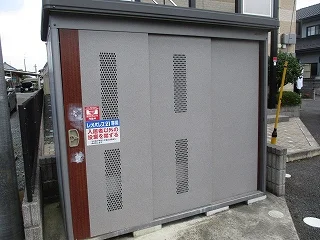 入居者専用ゴミ庫です。