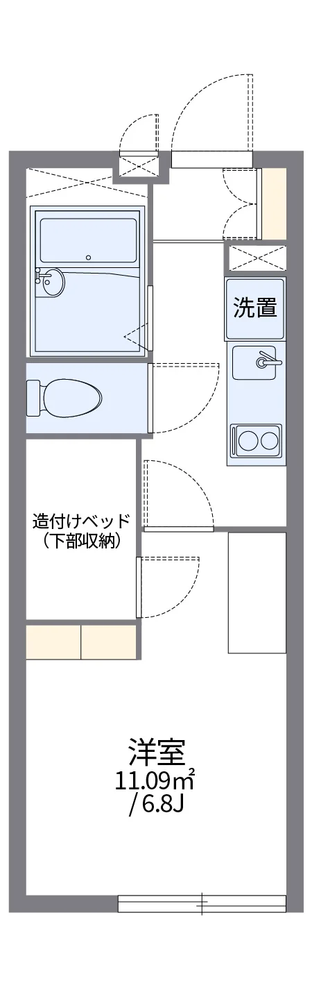 代表的な間取のため実際の間取とは異なる場合があります