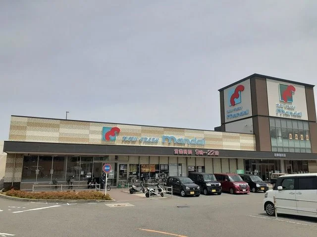 万代様まで650m