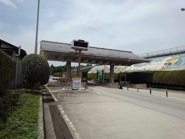 杵築ＩＣ入口まで4000m