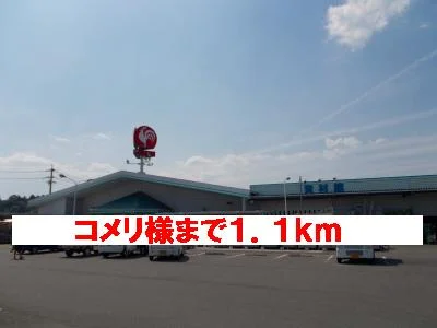 コメリ様まで1100m